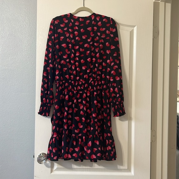 Michael Michael Kors Long Sleeve Faux Wrap Dress Size XL - Picture 2 of 6